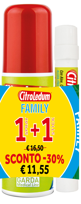 CITROLEDUM FAMILY KIT SPRAY 75 ML + STICK 10 ML - Fontenova srl