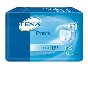 PANNOLONE A MUTANDINA TENA PANTS PLUS TAGLIA SMALL 14 PEZZI - Fontenova srl