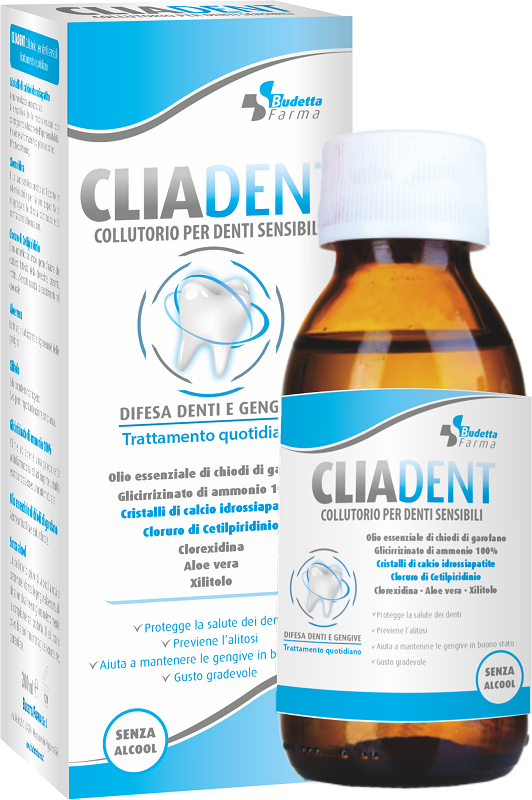 CLIADENT COLLUTORIO DENTI SENSIBILI 200 ML - Fontenova srl
