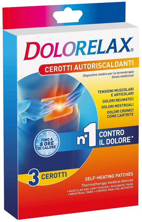DOLORELAX CEROTTO EFFETTO CALDO 3 PEZZI - Fontenova srl