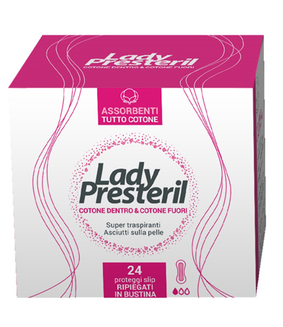 LADY PRESTERIL COTTON POWER PROTEGGI SLIP POCKET ANATOMICI RIPIEGATI PROMO 24 PEZZI - Fontenova srl
