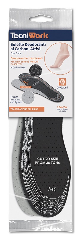 SOLETTE DEODORANTI AI CARBONI ATTIVI 1 PAIO - Fontenova srl