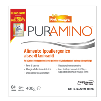 NUTRAMIGEN PURAMINO BARATTOLO 400 G - Fontenova srl