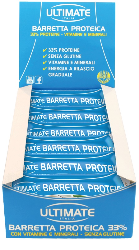 ULTIMATE BARRETTA PROTEICA GUSTO COCCO 24 PEZZI - Fontenova srl