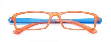 OCCHIALE DA LETTURA PREMONTATO TWINS SILVER LIGHT ARANCIA/BLU +3,50 - Fontenova srl