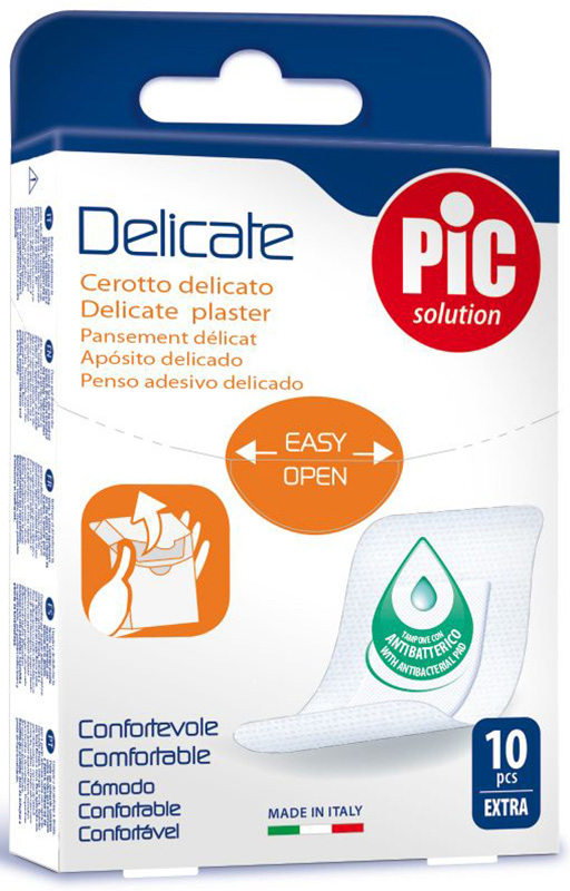 CEROTTO PIC DELICATE EXTRA ANTIBATTERICO 10 PEZZI - Fontenova srl