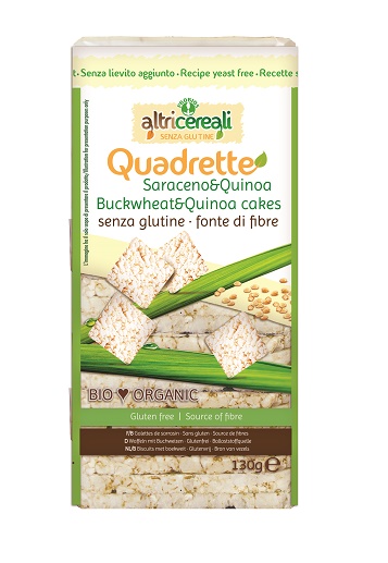 ALTRICEREALI QUADRETTE SARACENO E QUINOA BIO 130 G - Fontenova srl
