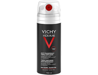 VICHY HOMME DEO AEROSOL 72H 150 ML - Fontenova srl