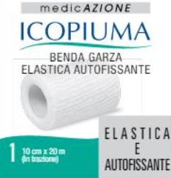 ICOPIUMA BENDA GARZA ELASTICA AUTOFISSANTE CM 10X20 MT - Fontenova srl