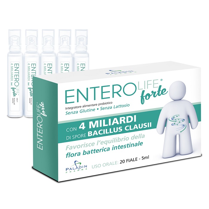 ENTEROLIFE FORTE 4 MILIARDI 20 FIALE DA 5 ML - Fontenova srl