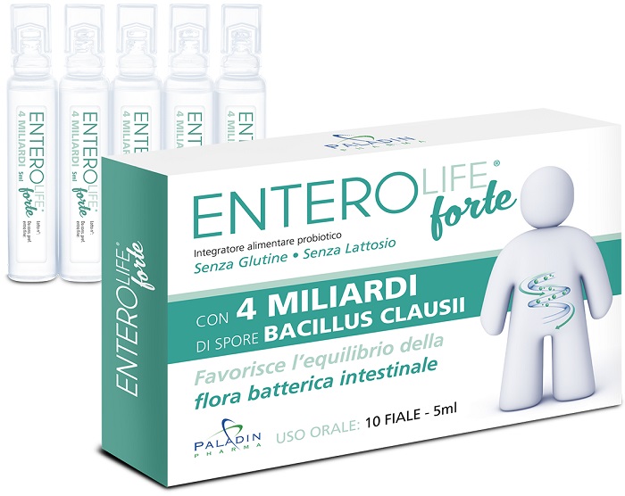 ENTEROLIFE FORTE 4 MILIARDI 10 FIALE DA 5 ML - Fontenova srl