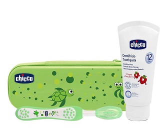 CHICCO SET DENTALE VERDE CON FLUORO - Fontenova srl