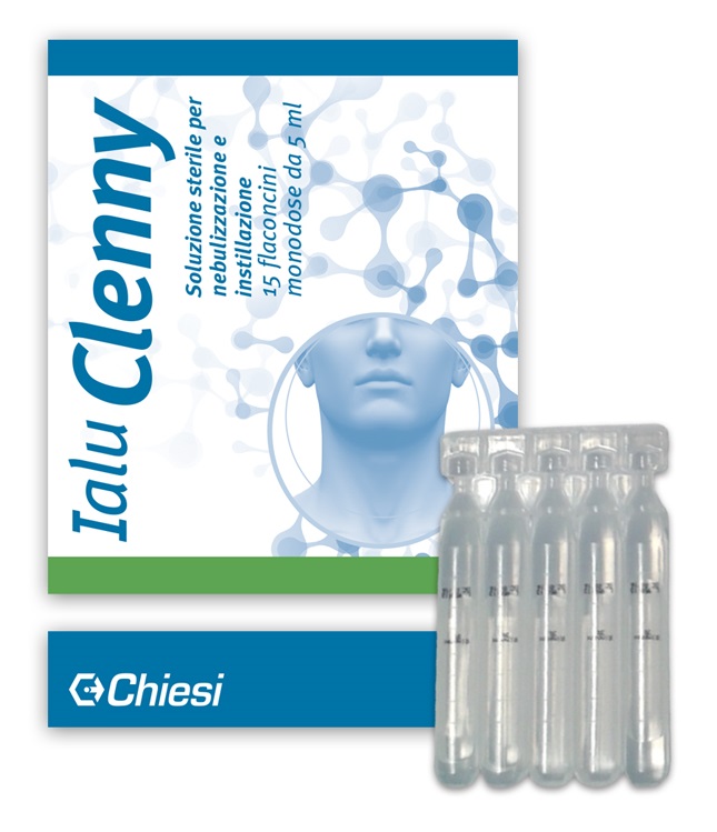 IALU CLENNY 15 FLACONCINI 5 ML SOLUZIONE STERILE PER NEBULIZZAZIONE E INSTILLAZIONE CON ACIDO IALURONICO - Fontenova srl