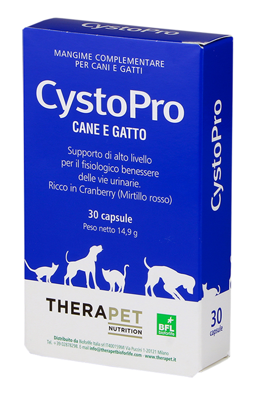 CYSTOPRO THERAPET 30 CAPSULE - Fontenova srl