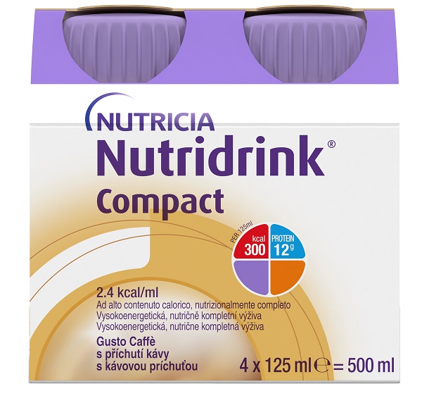 NUTRICIA NUTRIDRINK COMPACT GUSTO CAFFE' 4 BOTTIGLIE DA 125 ML - Fontenova srl