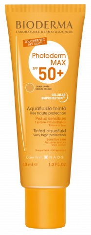 PHOTODERM MAX AQUAFLUIDE TINTED NP FLUIDO SOLARE SPF 50+ UVA 26 40 ML - Fontenova srl
