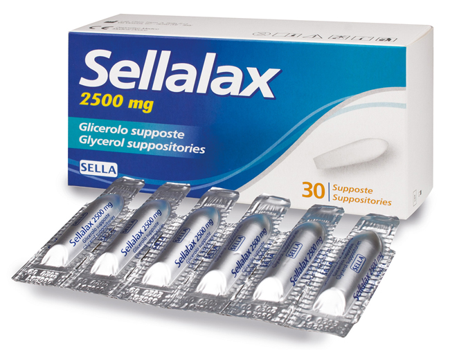 SELLALAX 2500MG SUPPOSTE GLICEROLO 30 PEZZI - Fontenova srl