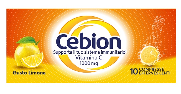 CEBION EFFERVESCENTE VITAMINA C LIMONE 10 COMPRESSE - Fontenova srl