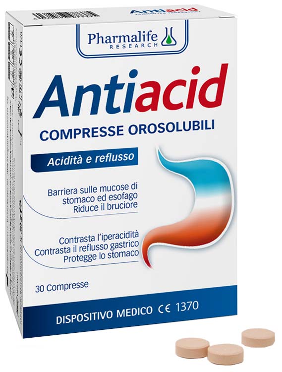 ANTIACID 30 COMPRESSE OROSOLUBILI - Fontenova srl
