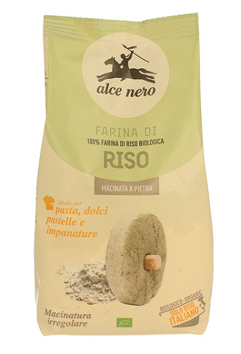 FARINA DI RISO BIO MACINATA A PIETRA 500 G - Fontenova srl