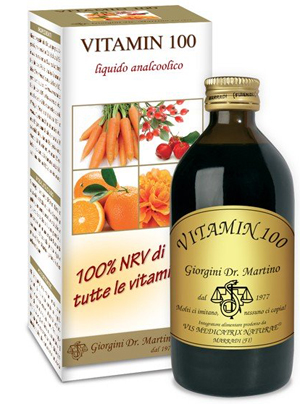 VITAMIN 100 LIQUIDO ANALCOLICO 200 ML - Fontenova srl