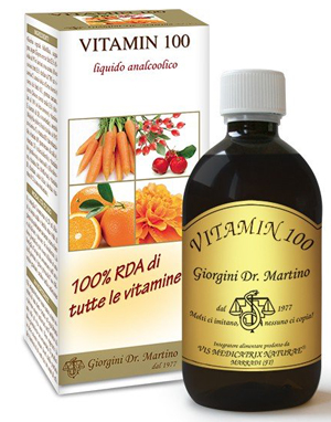 VITAMIN 100 LIQUIDO ANALCOLICO 500 ML - Fontenova srl