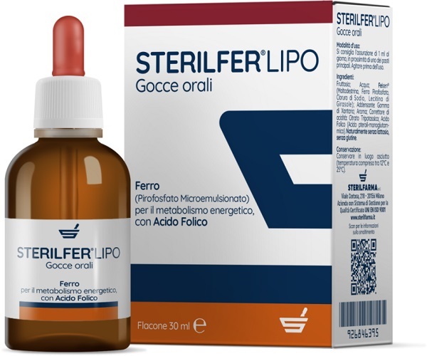 STERILFER LIPO GOCCE 30 ML - Fontenova srl
