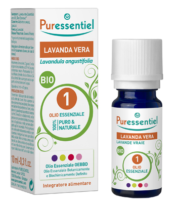 PURESSENTIEL LAVANDA VERA OLIO ESSENZIALE BIO 10 ML - Fontenova srl