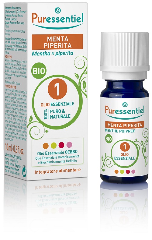 PURESSENTIEL MENTA PIPERITA OLIO ESSENZIALE BIO 10 ML - Fontenova srl