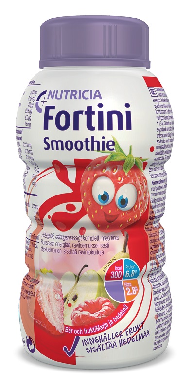 FORTINI SMOOTHIE MULTI FIBRE GUSTO FRUTTI ROSSI 200 ML - Fontenova srl