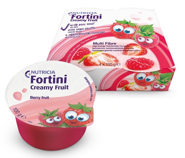 FORTINI CREAMY FRUIT MULTI FIBRE FRUTTI ROSSI 4X100 G - Fontenova srl