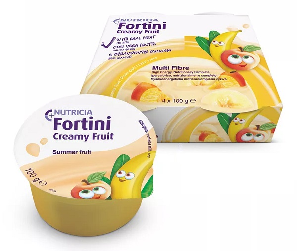 FORTINI CREAMY FRUIT MULTI FIBRE FRUTTI GIALLI 4X100 G - Fontenova srl