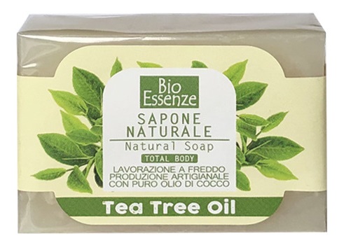 BIO ESSENZE SAPONE NATURALE TEA TREE OIL 100 G - Fontenova srl
