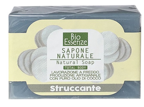BIO ESSENZE SAPONE NATURALE STRUCCANTE 100 G - Fontenova srl