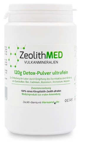 ZEOLITHMED MINERALI VULCANICI DETOX POLVERE ULTRAFINE 120 G - Fontenova srl