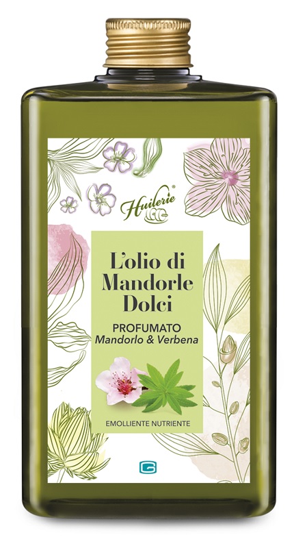 HUILERIE L'OLIO DI MANDORLE DOLCI PROFUMATO MANDORLO & VERBENA 300 ML - Fontenova srl