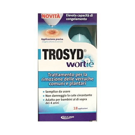 TROSYD WORTIE CRIOGENIZZANTE VERRUCHE COMUNI/PLANTARI 50 G - Fontenova srl
