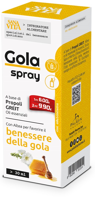 SANAVITA GOLA SPRAY 30 ML - Fontenova srl