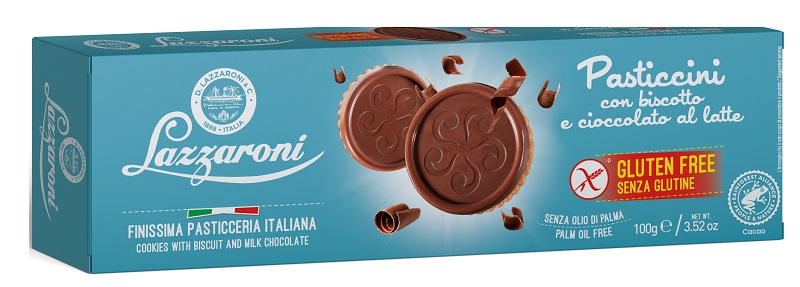 PASTICCINI BISCOTTO/CIOCCOLATO AL LATTE 100 G - Fontenova srl