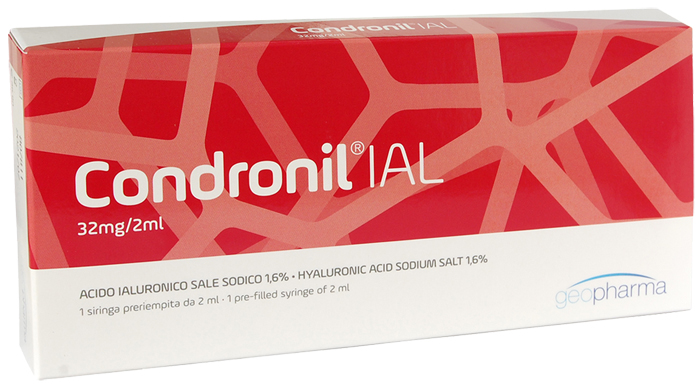 SIRINGA INTRA-ARTICOLARE CONDRONIL IAL ACIDO IALURONICO 1,6% 2 ML - Fontenova srl