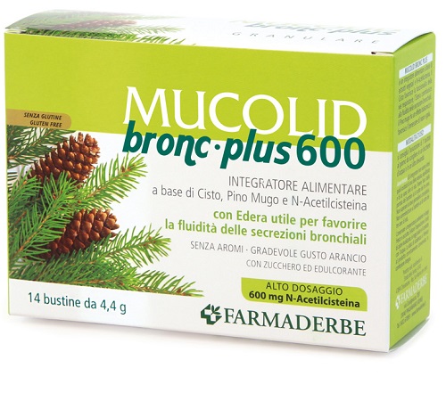 MUCOLID BRONC PLUS 600 14 BUSTINE - Fontenova srl