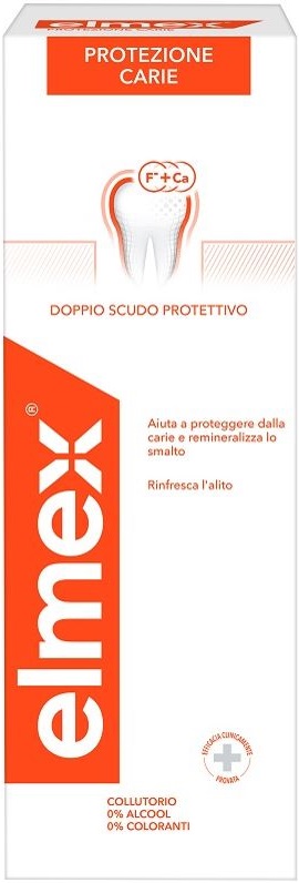 ELMEX PROTEZIONE CARIE COLLUTORIO FLUORURO AMMINICO 400 ML - Fontenova srl