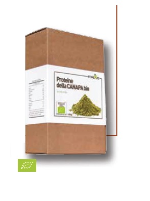 PROTEINE DELLA CANAPA BIO 450 G - Fontenova srl