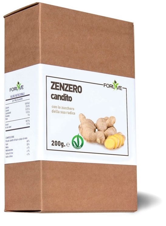 ZENZERO CANDITO 200 G - Fontenova srl