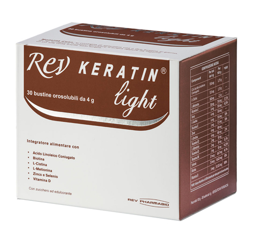 REV KERATIN LIGHT 30 BUSTE 120 G - Fontenova srl