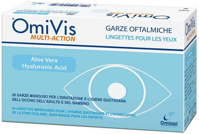 GARZE OFTALMICHE OMIVIS 20 PEZZI - Fontenova srl