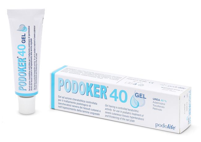 PODOKER 40 GEL AZIONE CHERATOLITICA TUBO DA 30 ML CON APPLICATORE - Fontenova srl