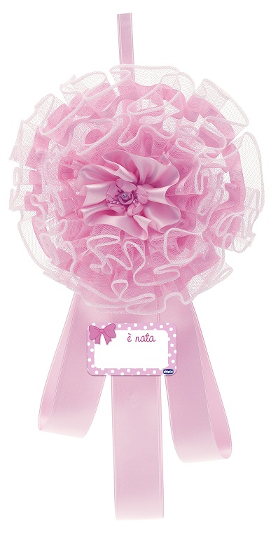 CHICCO ANNUNCIO NASCITA FIOCCO ROSA - Fontenova srl