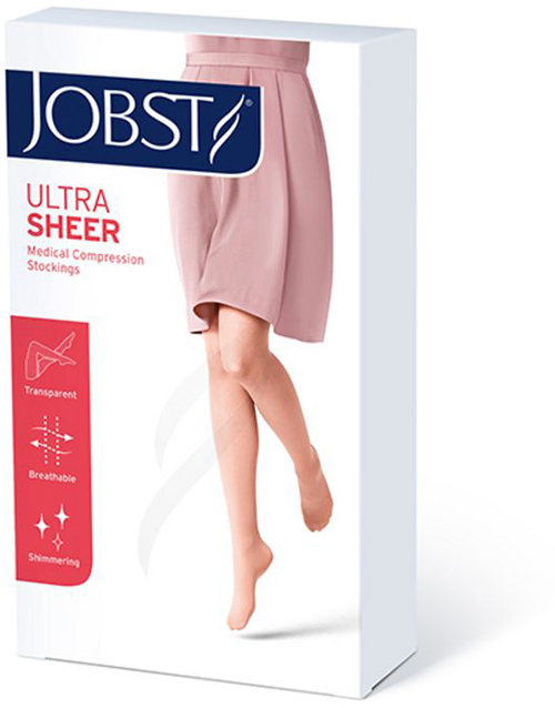 CALZA COMPRESSIVA JOBST ULTRASHEER 5-10MMHG COLLANT NATURAL 3 - Fontenova srl