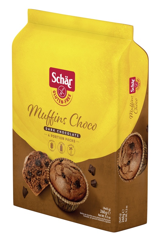 SCHAR MUFFINS CHOCO TORTINE CON CIOCCOLATO FONDENTE 4 PORZIOI DA 65 G - Fontenova srl